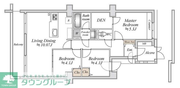 セレーノ大宮E棟の物件間取画像